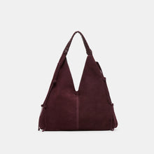 Load image into Gallery viewer, Merrick Tote - Burgundy Suede
