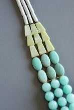 Load image into Gallery viewer, Triple Strand Necklace - Turquoise
