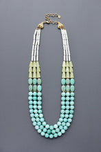 Load image into Gallery viewer, Triple Strand Necklace - Turquoise
