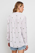 Load image into Gallery viewer, Charlie Shirt - Pink Palm Stripe
