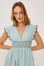 Load image into Gallery viewer, Roxanne Dress - Ocean Palms Embroidery
