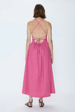 Load image into Gallery viewer, Sadee Open Back Dress - Magenta Stripe
