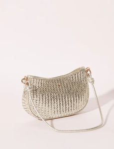 Scarlett Gold Braided Bag