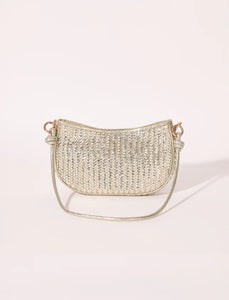 Scarlett Gold Braided Bag