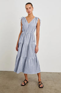 Suzette Dress - Admiral Stripe