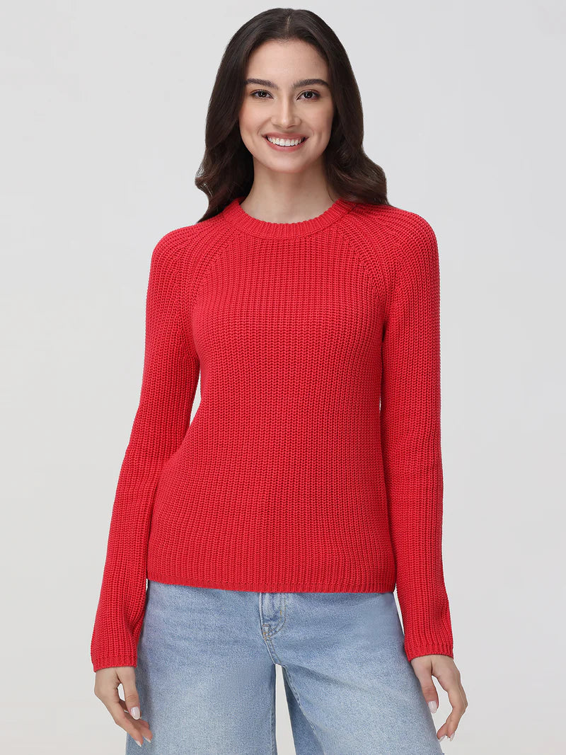Jane Pullover - Tomato