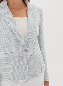 Tweed Double-Breasted Blazer
