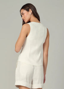 The Maeve Vest - Ecru
