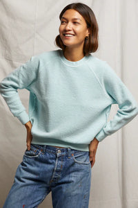 Ziggy Fleece Crew - Iced Aqua