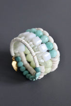 Load image into Gallery viewer, Amazonite &amp; Celadon Wrap Bracelet
