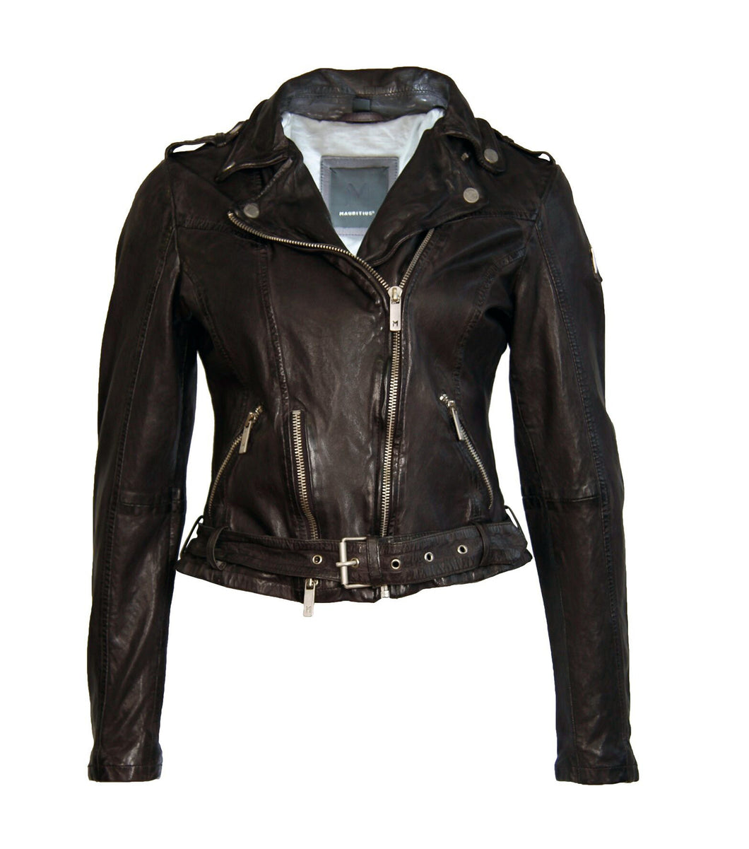 Wild Leather Jacket - Graphite